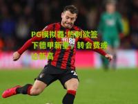 PG模拟器:热刺欲签下德甲新星，转会费或达新高